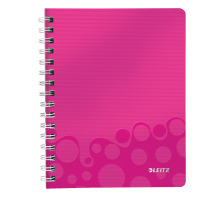 LEITZ Libre spirale WOW PP A5 pink 80 flls., 46390023