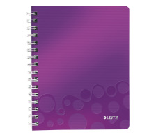 LEITZ Libre spirale WOW PP A5 violet 80 flls., 46390062