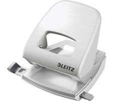 LEITZ Brolocher NeXXt Metall arktik weiss 30 Blatt, 50060004