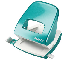 LEITZ Brolocher NeXXt Metall eisblau metallic 30 Blatt, 50081051