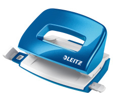 LEITZ Locher NeXXt 5060 WOW blau metallic, 10 Blatt mini, 50601036