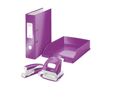 LEITZ Briefkorb WOW A4 violett metallic, 52263062