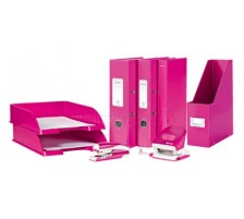 LEITZ Heftzange WOW 1.5mm pink metallic fr 15 Blatt, 55312023