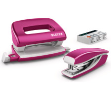 LEITZ Locher/Hefter NeXXt pink Set, 55612023