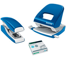 LEITZ Heftapparat New NeXXt SoftPress, blau fr 30 Blatt, 5603-0035