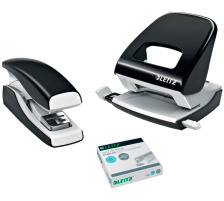 LEITZ Heftapparat New NeXXt SoftPress,schwarz fr 30 Blatt, 5603-0095