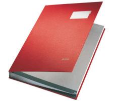 LEITZ Unterschriftsmappen rot 20 Fcher, 57000025