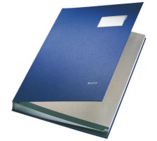 LEITZ Unterschriftsmappen blau 20 Fcher, 57000035