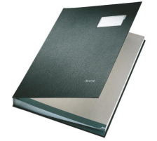 LEITZ Unterschriftsmappen schwarz 20 Fcher, 57000095