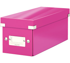 LEITZ Ablagebox CD Click&Store 145x135x360mm pink, 60410023