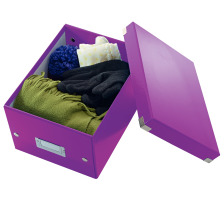 LEITZ Click & Store Box de range. A5 violet, 60430062