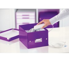 LEITZ Click & Store Ablagebox A5 violett metallic, 60430062