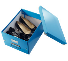 LEITZ Click & Store Ablagebox A4 blau metallic, 60440036