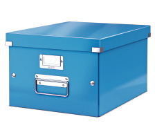 LEITZ Click & Store Ablagebox A4 blau metallic, 60440036