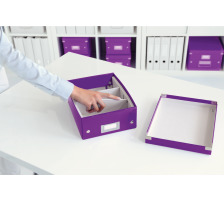 LEITZ Click&Store Box 220x100x285mm violett metallic, 60570062