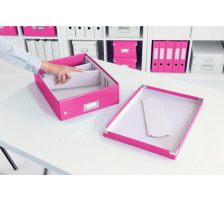 LEITZ Click&Store Box 280x100x370mm pink metallic, 60580023