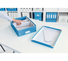 LEITZ Click&Store Box 280x100x370mm blau metallic, 60580036