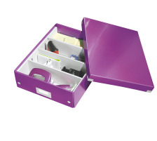 LEITZ Click&Store Box 280x100x370mm violett metallic, 60580062