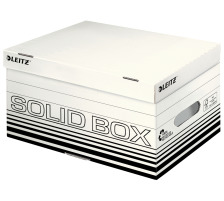 LEITZ Archiv-Box Solid S weiss, mit Griff, 61170001