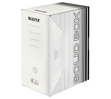 LEITZ Archiv-Box Solid A4 weiss, 61290001