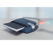 LEITZ Ent-Binder fr impressBIND 140 silber/blau 50x7x340mm, 74480000