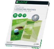 LEITZ Folie, 100my A4 glossy 100 Stck, 74800000