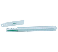 LINEX Dreikantmassstab 30cm weiss/farbig, 95400L