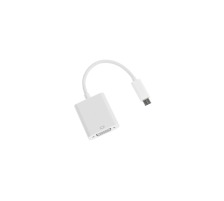 LINK2GO Adapter C Type - VGA male-female, 15cm, AD6211WP