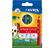 LYRA Farbstifte Groove 6 Farben, 3831060