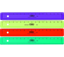 M+R Flachlineal 16cm farbig ass., 1116-0150