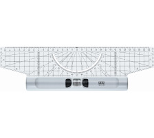 M+R Roll-Lineal Acryl 30cm Winkelmesser Lupe, 15300000