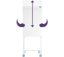 MAGNETOPLAN Flipchart Evolution Plus Mobil Metalloberfl.beschr. 680x970mm, 1227050