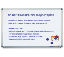 MAGNETOPLAN Whiteboard SP 1200x900mm Weiße Schreibtafel, Typ SP, 1240488