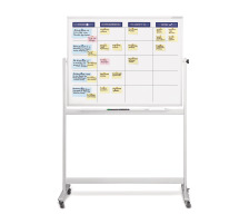 MAGNETOPLAN SCRUM Board 1200x900mm Standard mobil inkl. Zubehr, 1240499