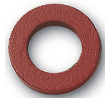 MAGNETOPLAN Ringmagnet rot lackiert, 10 Stk. 12x3,5mm Ringmagnet, rot, 1256006