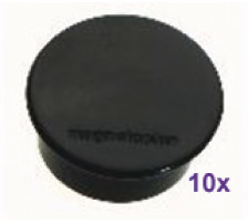 MAGNETOPLAN Magnet Discofix Color 40mm schwarz, ca. 2.2 kg 10 Stk. Magnet Discofix Color, schwarz, 1662012