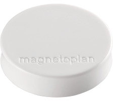 MAGNETOPLAN Magnet Ergo Medium 10 Stk. weiss 30mm, 1664000