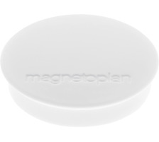 MAGNETOPLAN Magnet Discofix Standard 30mm weiss, ca. 0.7 kg 10 Stk. Magnet Discofix Standard, weiss, 1664200