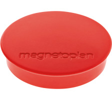 MAGNETOPLAN Magnet Discofix Standard 30mm rot, ca. 0.7 kg 10 Stk. Magnet Discofix Standard, rot, 1664206