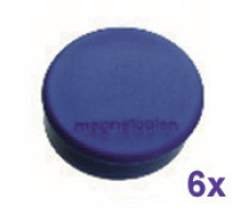 MAGNETOPLAN Haltemagnete Hobby dunkelblau, Blister 6 Stk. Magnet Discofix Hobby, auf Blisterkarte, dunkelblau, 16645614