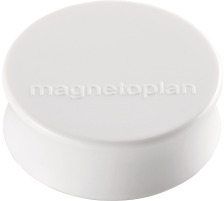 MAGNETOPLAN Magnet Ergo Large 10 Stk. weiss 34mm, 1665000