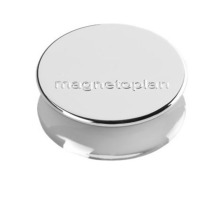 MAGNETOPLAN Magnet Ergo Large 10Stk. silber 34x17.5mm, 1665032