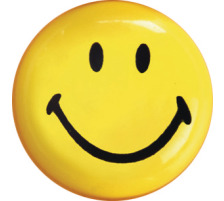 MAGNETOPLAN Smiley Magnete gelb-schwarz mittel 30mm 6 Stk. Smiley Magnete, mittel 30mm, 6 Stk, 16672