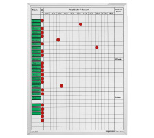 MAGNETOPLAN An- und Abwesenheitstafel 450x600mm, 37016