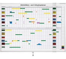 MAGNETOPLAN Urlaubs/Aktivittenplaner 7 Tage, 30 MA 1200x900mm Aktivitten- und Urlaubsplaner, 7-Tage-Woche, 3703155