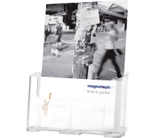 MAGNETOPLAN Prospekthalter Standard transparent 230x245x55mm, 43152