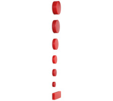 20 X MAUL Magnet MAULpro 15mm rot, 6175125