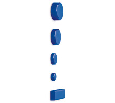 20 X MAUL Magnet MAULpro 15mm blau, 6175135