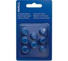 MAUL Magnete 15mm blau 8 Stck, 6175235