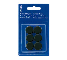 MAUL Magnete 20mm schwarz 6 Stck, 6176290